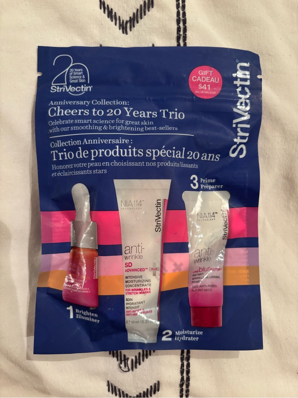 StriVectin Women Skincare Moisturizer Trio - Blue, Pink, White